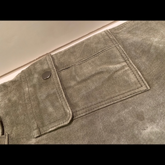 JUNIOR’S GENUINE SUEDE LEATHER MINI SKIRT. - Picture 8 of 15